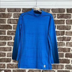 Men’s Nike Pro Combat Blue Long Sleeve Compression shirt